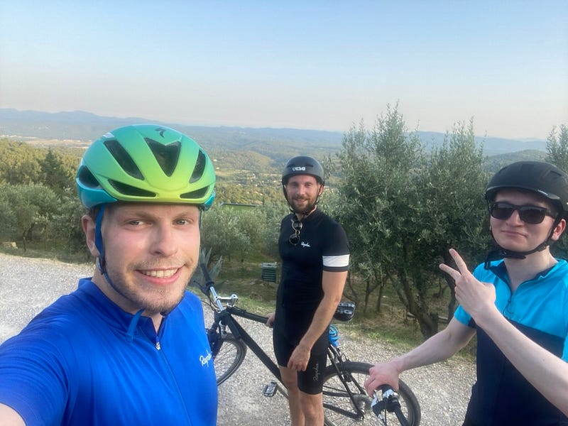 Bike rides in France.