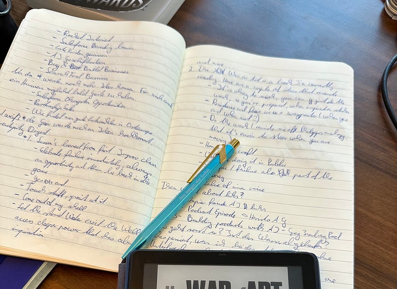 Writing by hand slowed my mind. It rewired how I see quality.